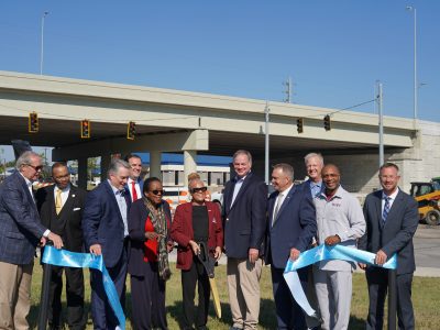 Click to view City of Huntsville, state leaders celebrate opening of Mastin Lake Road overpass on Memorial Parkway