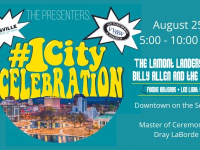 Click to view Join the party! #1 City in America Celebration happening Aug. 25
