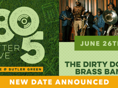 Click to view 805 After Five rescheduled to June 26 with The Dirty Dozen Brass Band and Karmessa
