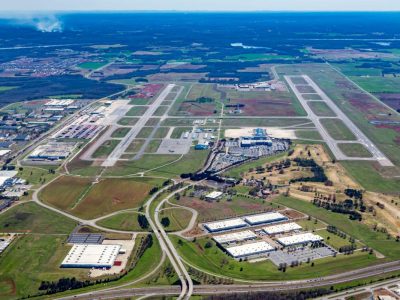 Click to view HSV International Airport approved to land commercial space vehicles