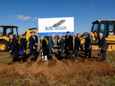Click to view Blue Origin breaks ground on new world-class engine production facility