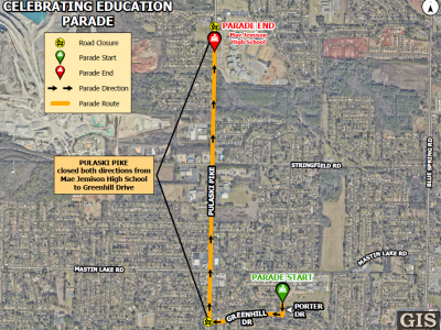 Click to view Celebrating Education Parade to bring temporary road closures in north Huntsville