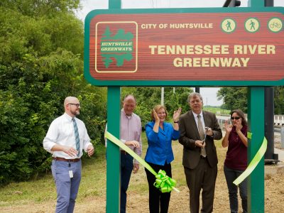 Click to view Tennessee River Greenway addition completes South Huntsville Greenway Loop