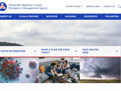 Click to view Huntsville-Madison County Emergency Management Agency unveils new website