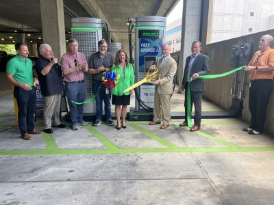 Click to view Huntsville opens fast-charging EV station