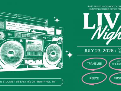 Click to view Huntsville’s music export programs hit a high note with Nashville showcase at East Iris Studios