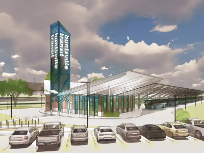 Click to view Construction contract for new Huntsville Transit transfer station approved