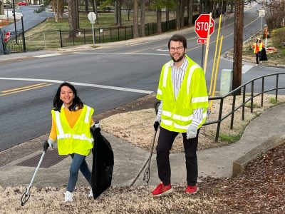 Click to view Planting roots and collecting litter: Finding community through Green Team volunteering
