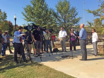 Click to view City of Huntsville and Land Trust of North Alabama Partner on New Greenway Master Plan
