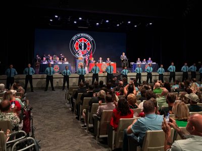Click to view Huntsville Fire & Rescue celebrates graduation of 15 cadets trained to serve as firefighters