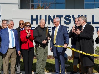 Click to view Huntsville Police celebrate opening of Crime Scene and Evidence Warehouse Complex