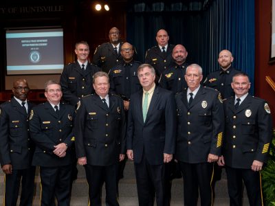 Click to view Three Huntsville Police Lieutenants Promoted to Captain Rank