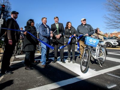 Click to view City Opens New Cycle Track for Downtown Huntsville