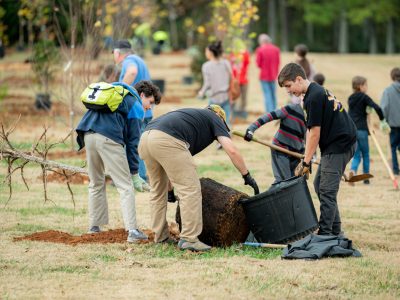 Click to view Growing Huntsville’s Tree Canopy – Mayor Battle’s Tree Planting Day, Nov. 4
