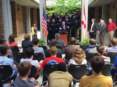Click to view Huntsville Police Named 2015 Model Agency for School Resource Officer Program