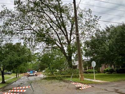 Click to view Huntsville crews continue to assess damage and clear debris following strong storms