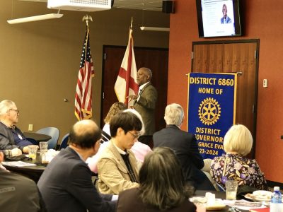 Click to view Addressing Rotary Club of Greater Huntsville