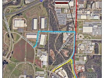 Click to view James Record Road/Martin Road closure