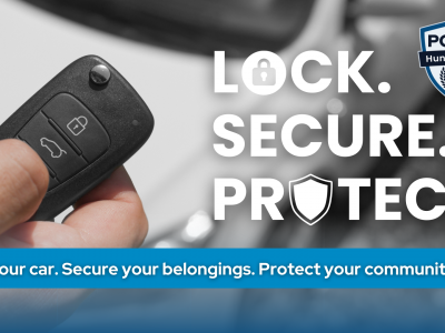 Click to view Huntsville Police remind residents to secure vehicles and valuables