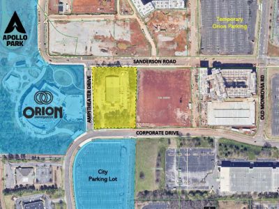 Click to view City advances plans for new parking deck near The Orion Amphitheater