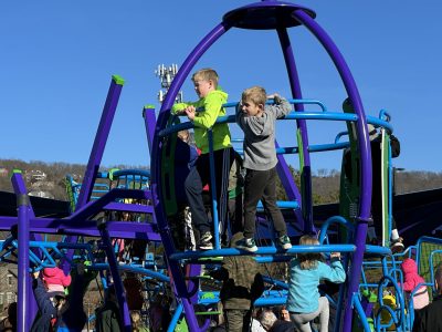 Click to view Climb, slide, swing and run at Huntsville’s newest, Santa-approved playground