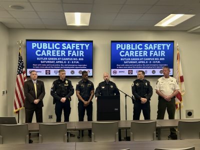 Click to view Huntsville-area public safety agencies team up for career fair