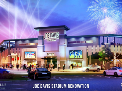Click to view Progress continues on redesign of Joe Davis Stadium