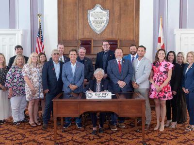 Click to view Huntsville Music Officer joins Gov. Ivey at signing of landmark entertainment industry bill