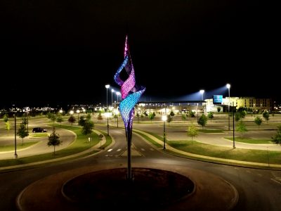 Click to view SkyLume debuts as new landmark at John Hunt Park