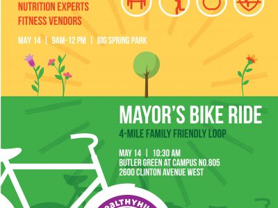 Click to view Action-Packed Healthy Huntsville Morning May 14 – Super Saturday on the Green – Mayor’s Bike Ride