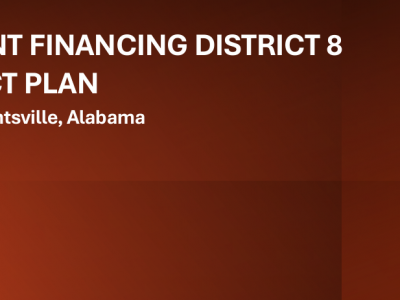 Click to view City of Huntsville outlines projects in potential TIF 8 district in Limestone County