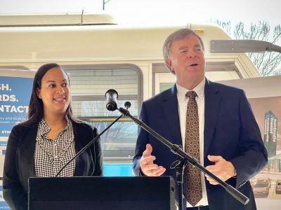 Click to view Take a ride with us: Huntsville Mayor Tommy Battle announces official launch of Token Transit