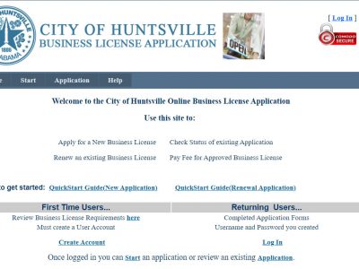 Click to view Huntsville Business License renewals due Monday, Feb. 1