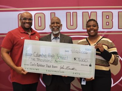Click to view Funding for Columbia High School girls track team