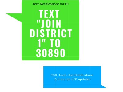 Click to view District 1 Text Notifications