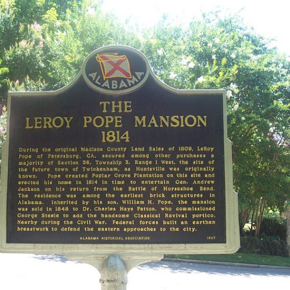 The LeRoy Pope Mansion City of Huntsville