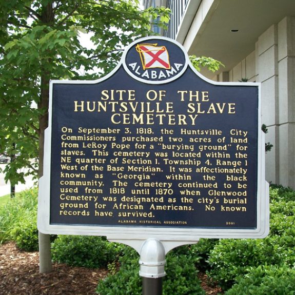 Slave Cemetery City of Huntsville
