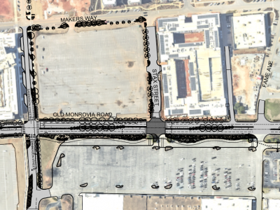 Click to view Huntsville moves ahead with Old Monrovia Road streetscape project