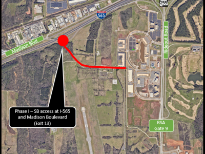 Click to view City of Huntsville receives $10 million federal grant for Resolute Way at Redstone Arsenal